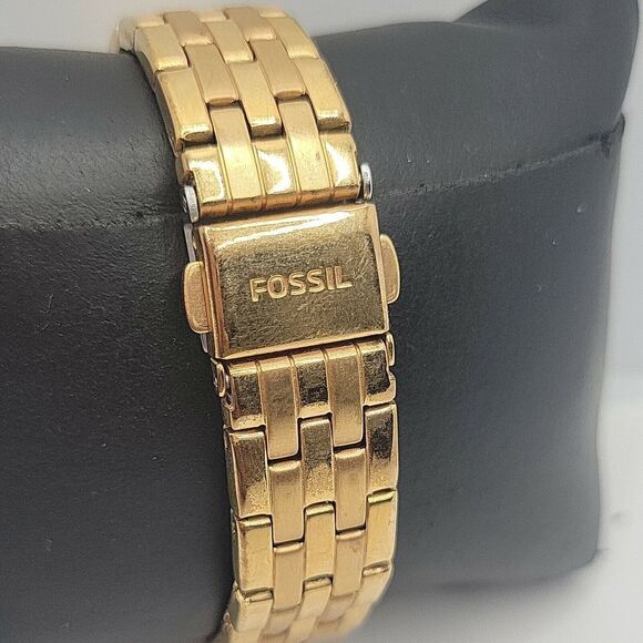 Fossil FSBQ1591 Women's Gold Stainless Steel Analog Dial Quartz Wrist Watch DE83 - Picture 5 of 10